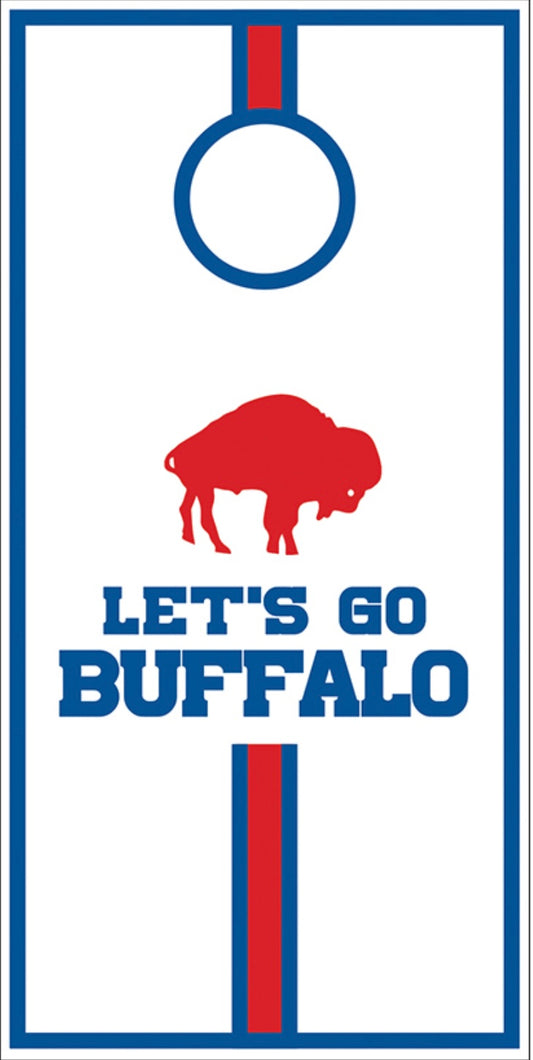 Let's Go Buffalo Helmet Stripe