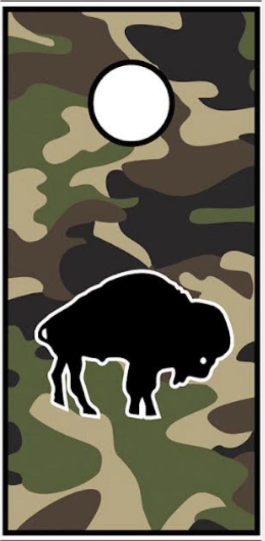 Camo Standing Buffalo