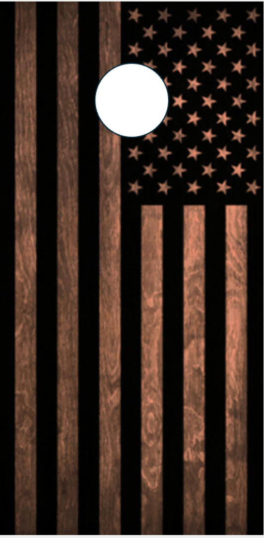 Rustic American Flag